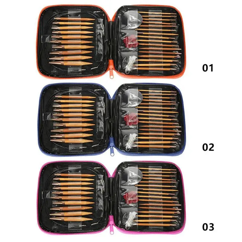 13 Sizes Aluminium Circular Kntting Needles