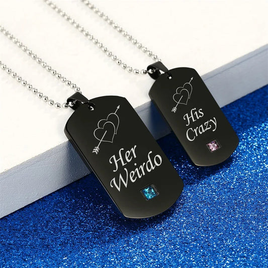Black Pendants, Her Weirdo and His Crazy