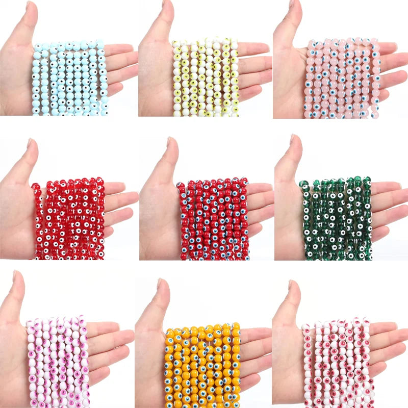 1200 Pcs 8mm Natural Stone Bead DIY Jewelry Making Kit