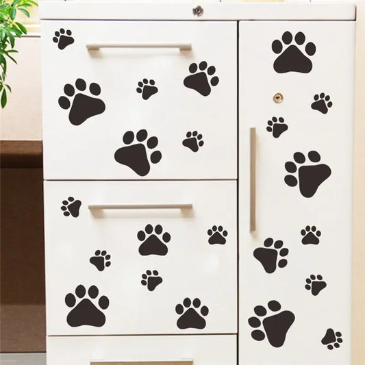 Cute Dog footprints/Wall Stickers, home decor/kids rooms