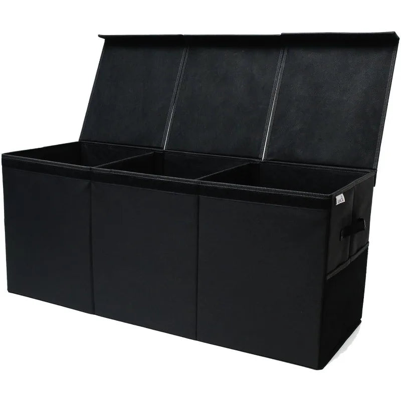 Extra Large Storage Box with Lid - Sturdy, Collapsible