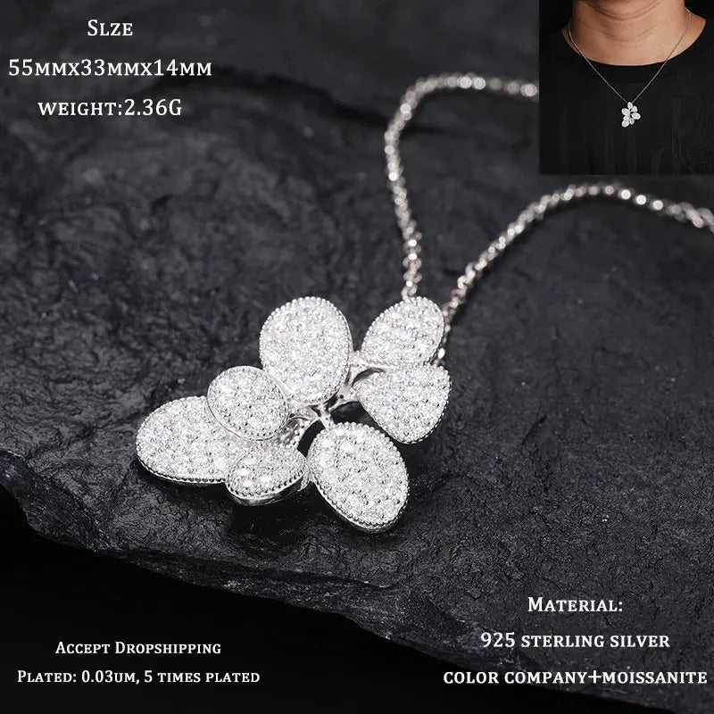 Unisex S925 Scorpion Pendant Iced Out Moissanite