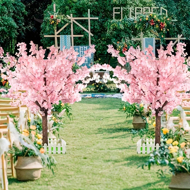 Handmade Artificial Cherry Trees, Natural Look