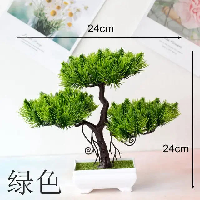 Artificial Pine Tree, Persian Grass, Eucalyptus, Bonsai