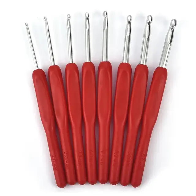 Colorful Aluminum Crochet Hooks Needles Set