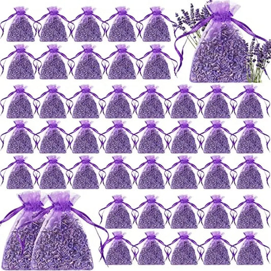 120-Pack Lavender Sachets Bags Bulk Drawers