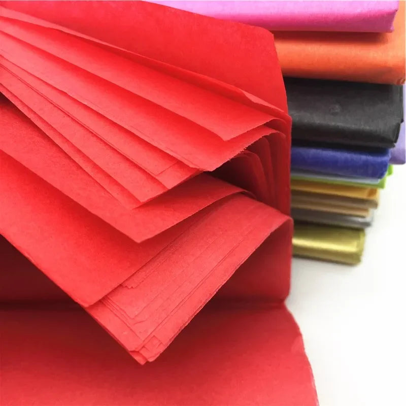 10pcs Color Tissue Wrapping Papers Craft Paper Roll