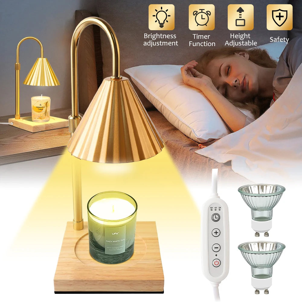 Candle Warmer Table Lamp, Aromatherapy Candlestick, Night Light