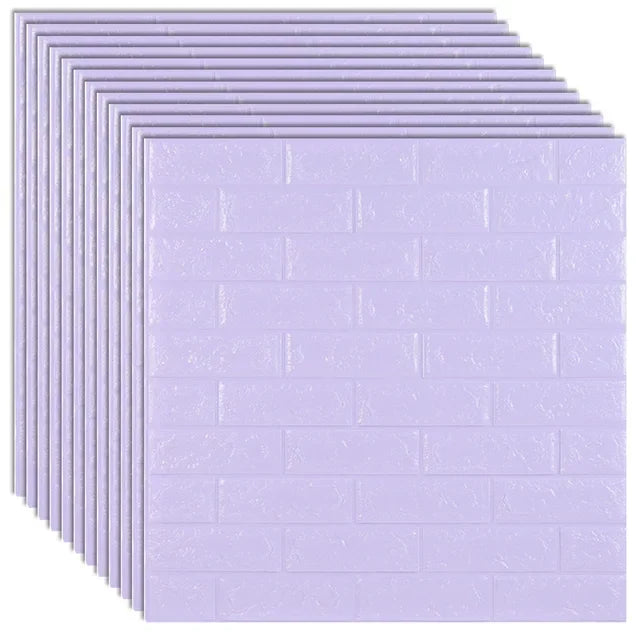 3D Brick Wall Sticker Panels - Self Adhesive Wallpaper