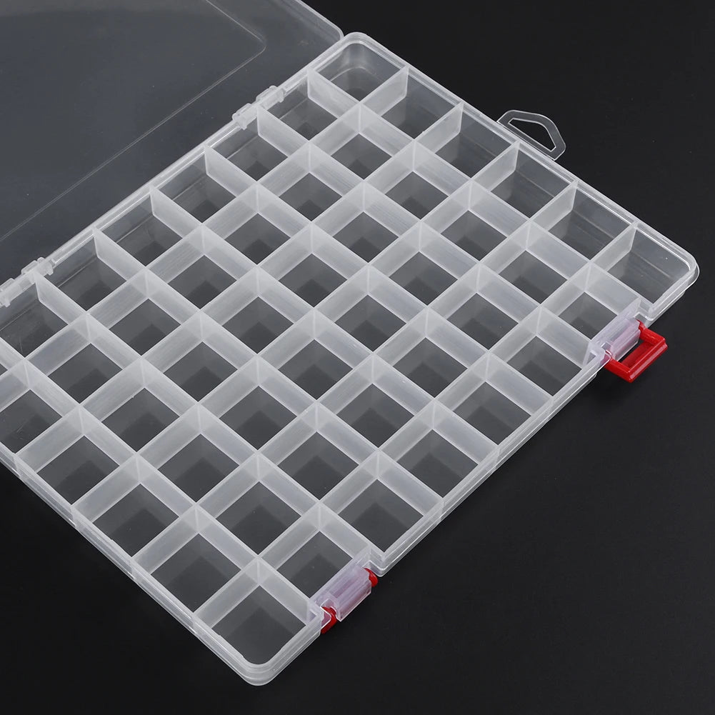 48 Grids Transparent Storage Box with Grids Container