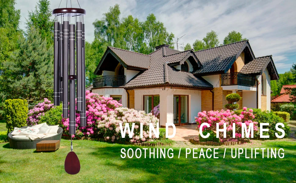 Large Wind Chimes, Deep Tone 42"