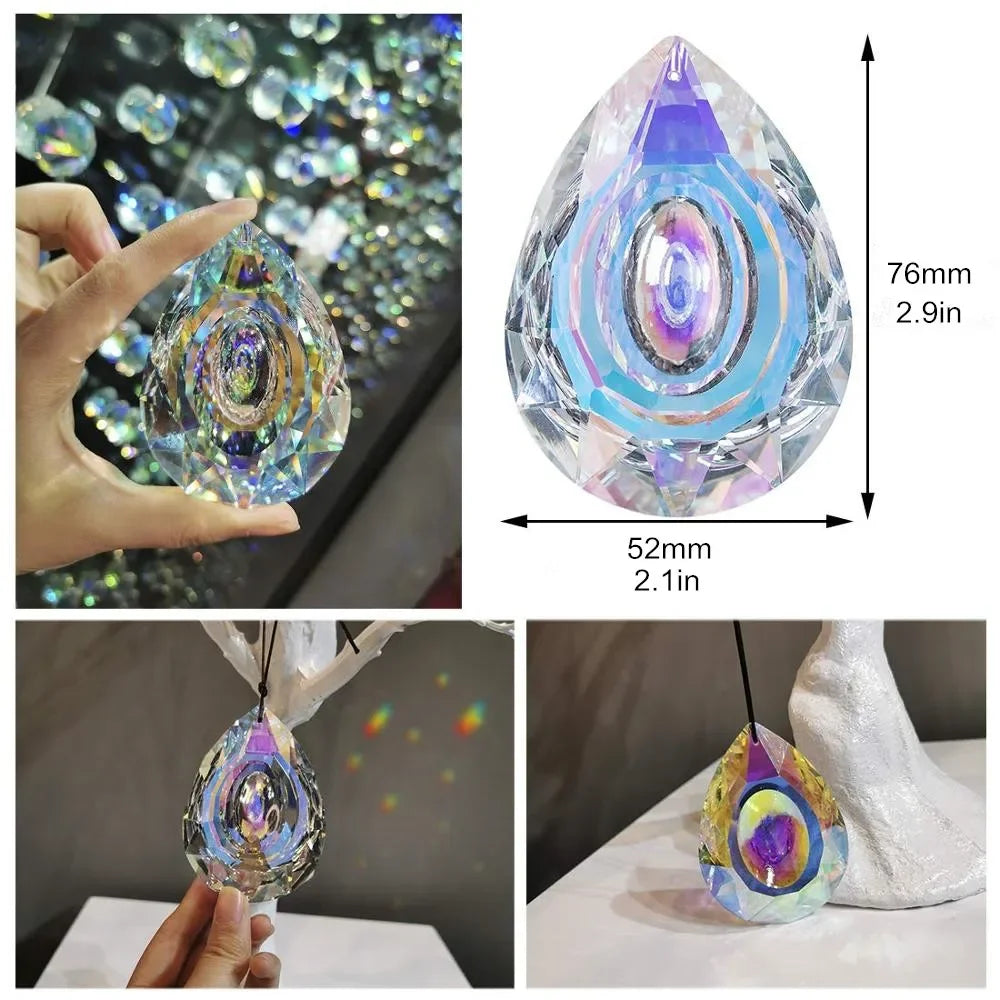 Hanging Crystal Prism Suncatcher for Window