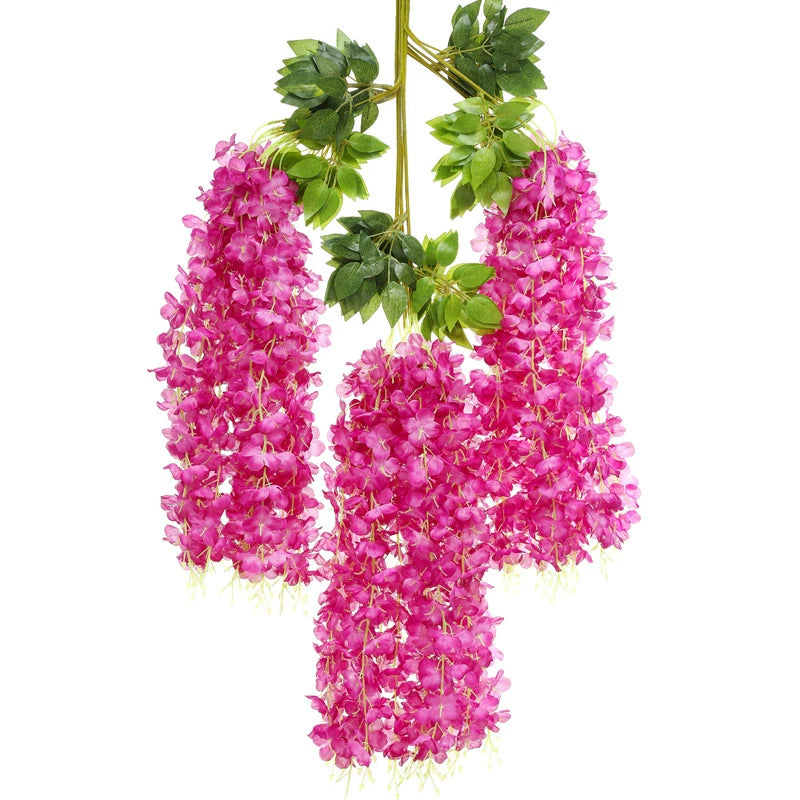 Artificial Wisteria Hanging Garland,  String Flower, Wedding Party