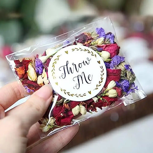 50 Pack Biodegradable Dried Flower Petals Weddings