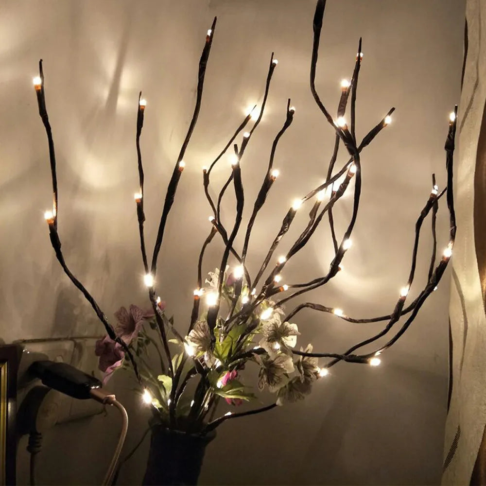 LED Willow Branch Lamp Floral Lights 20 Bulbs