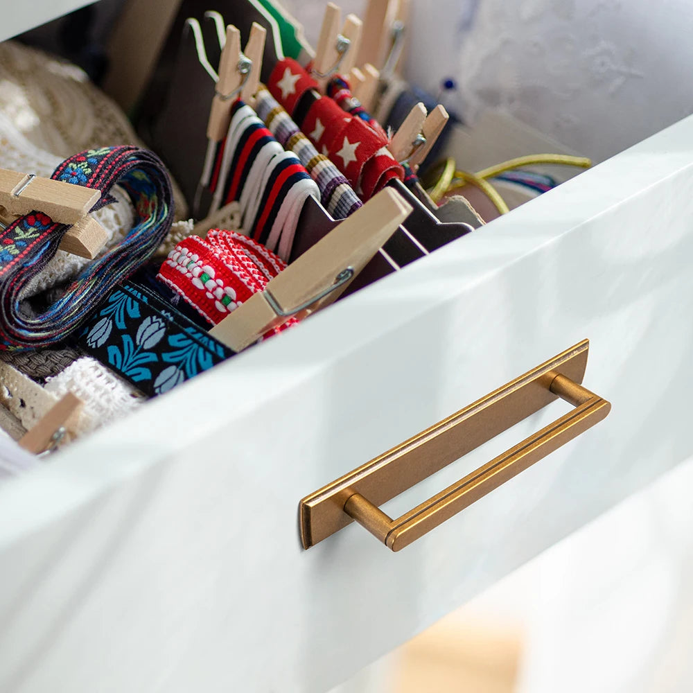 Brass Handle with Backboard Vintage Cover Up