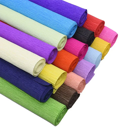 Colored Crepe Paper Roll, DIY Flowers & Gift Wrapping, Craft