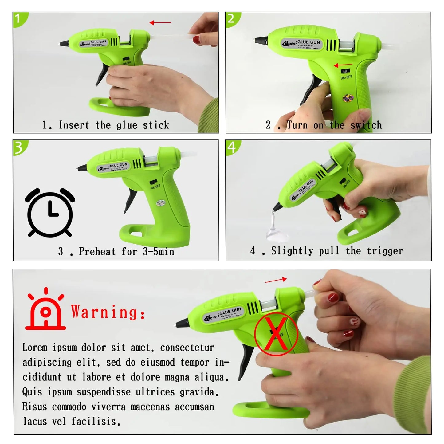 Cordless Hot Melt Small Glue Gun/30 Glue Sticks