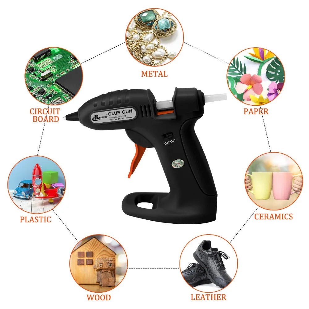 Cordless Hot Melt Small Glue Gun/30 Glue Sticks