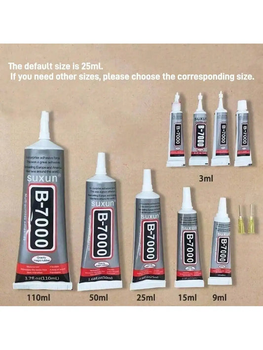 B7000 Rhinestones Glue For Crafts, Clear Super Jewelry Glue