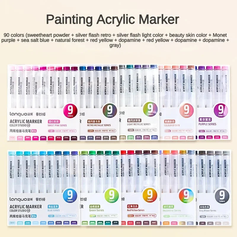 Acrylic Paint Art Marker Pen-Ceramic, Glass, Fabric