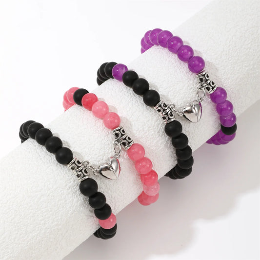 4Pcs Natural Stone Bracelet Lover Bracelets