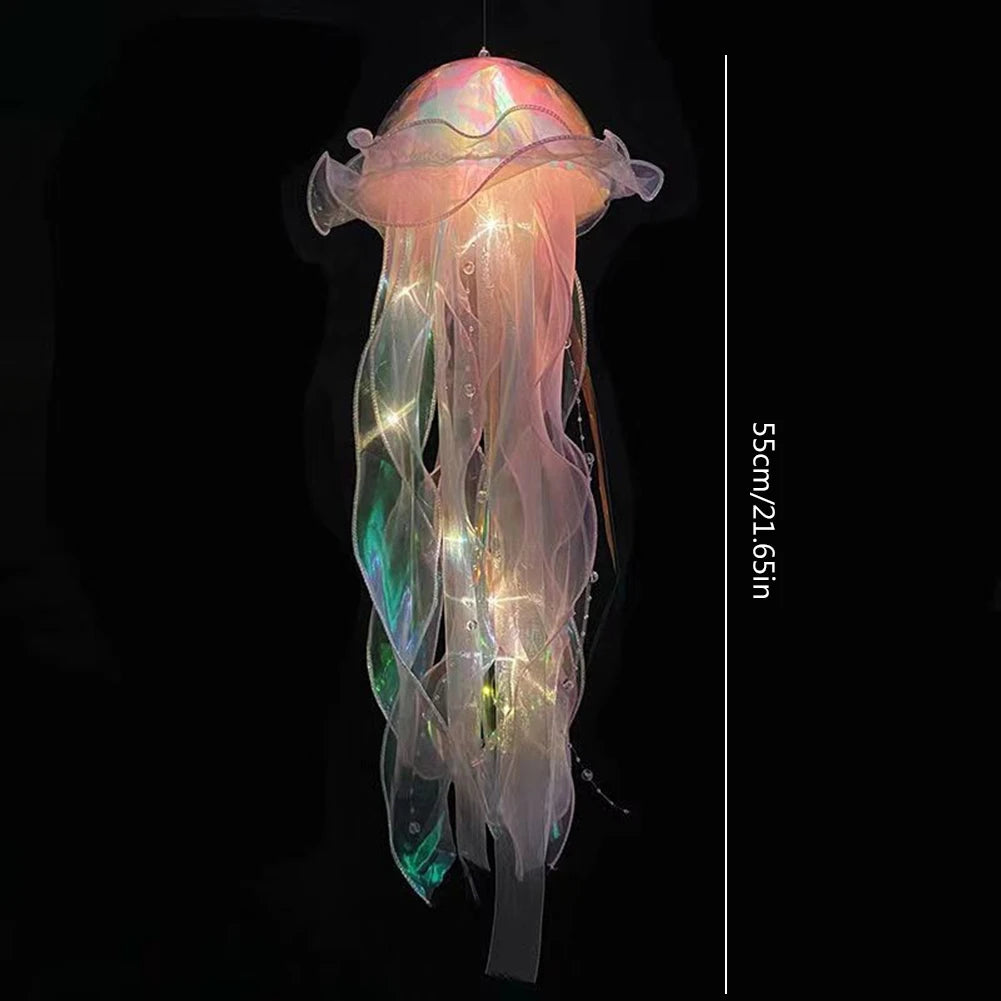 Jellyfish Lamp Portable Flower Lamp Jellyfish Wind Chimes