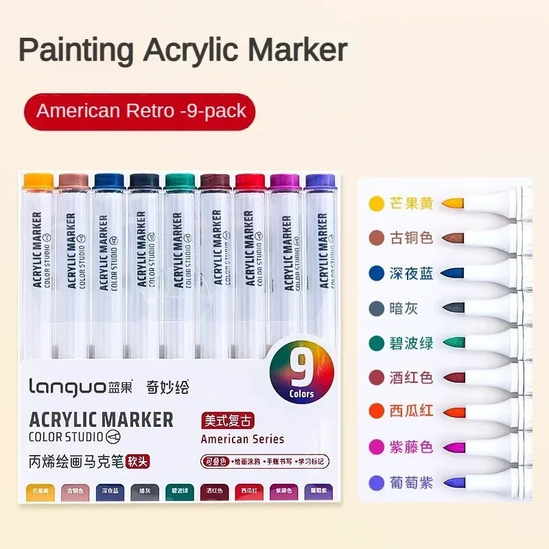 Acrylic Paint Art Marker Pen-Ceramic, Glass, Fabric