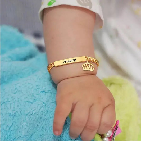 Custom Newborn Engraved ID Bracelet