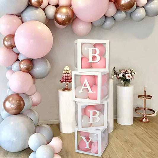 Transparent Baby Identity/Shower, Boy/Girl Party