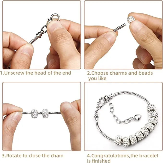 20 Pcs Pendant/Bracelets Set for Women, Fashion Jewelry