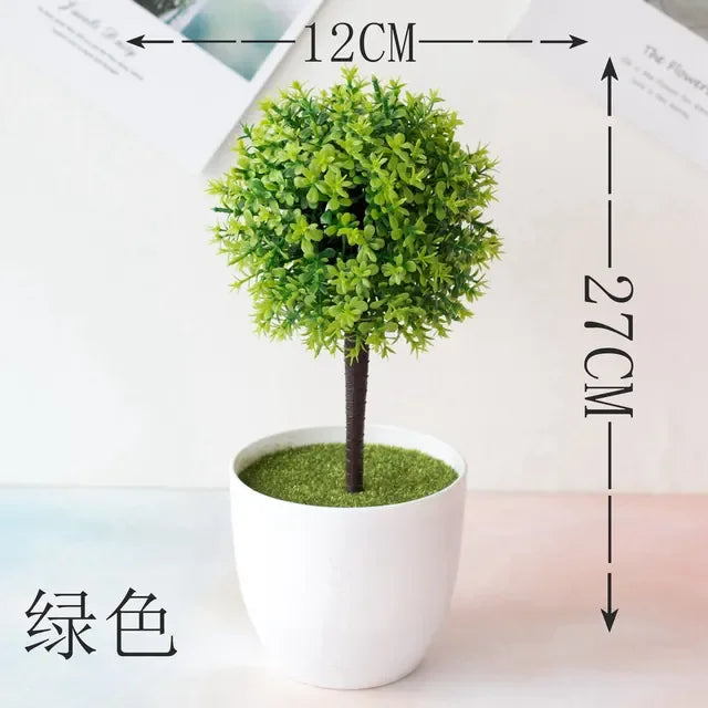 Artificial Pine Tree, Persian Grass, Eucalyptus, Bonsai