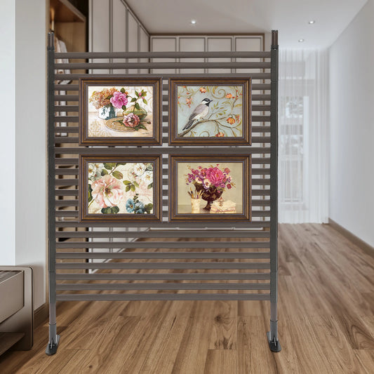 Multi-Functional Decorative Privacy Screen & Panels with Stand