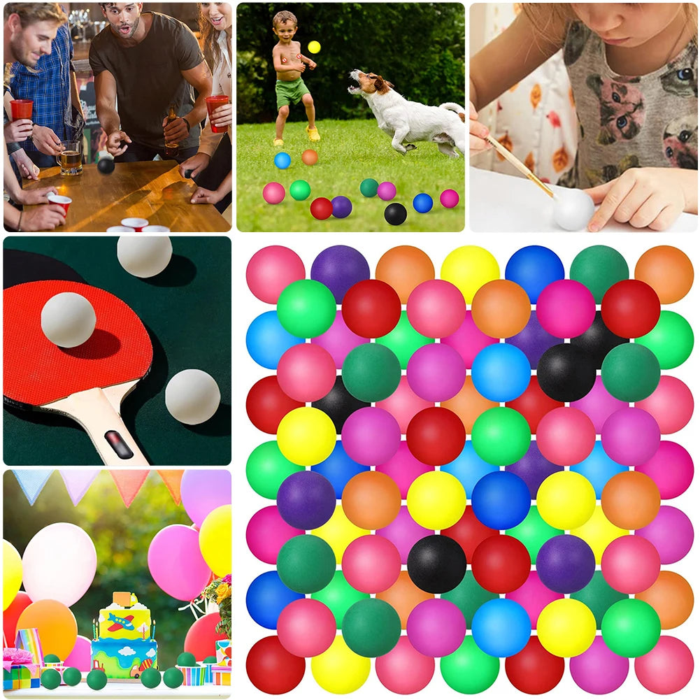 Washable 40mm Plastic Balls Beer Party, Games