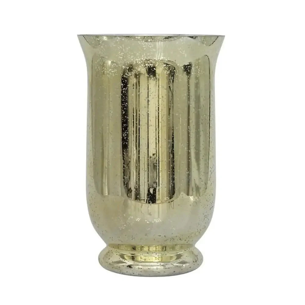 Luxury Mercury Glass Hurricane Candle Holder Collection