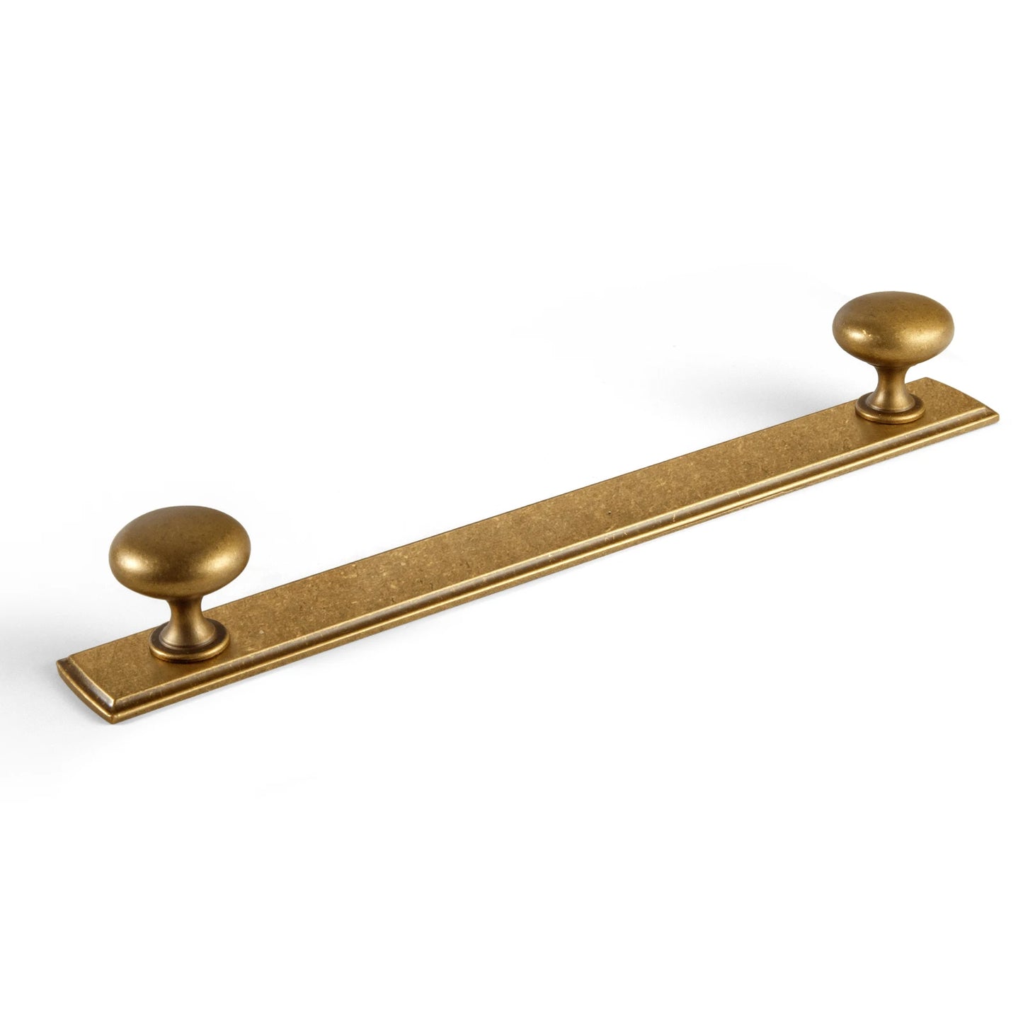 Brass Handle with Backboard Vintage Cover Up