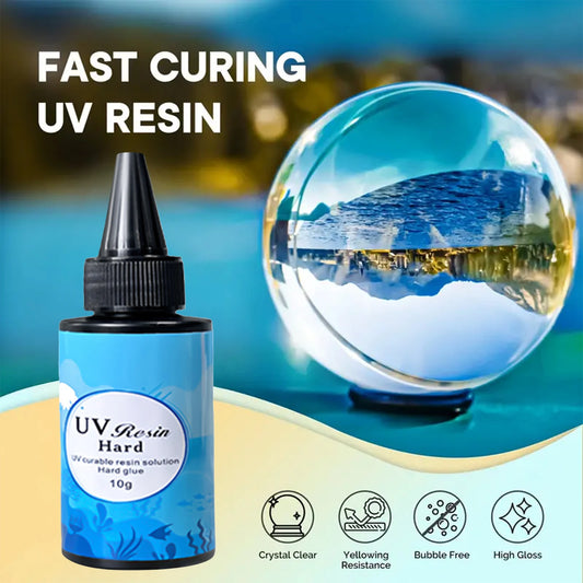 Highly Transparent Resin/UV Glue, Odorless, Fast Curing