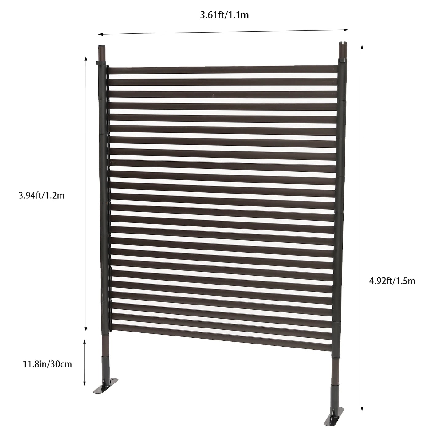 Multi-Functional Decorative Privacy Screen & Panels with Stand