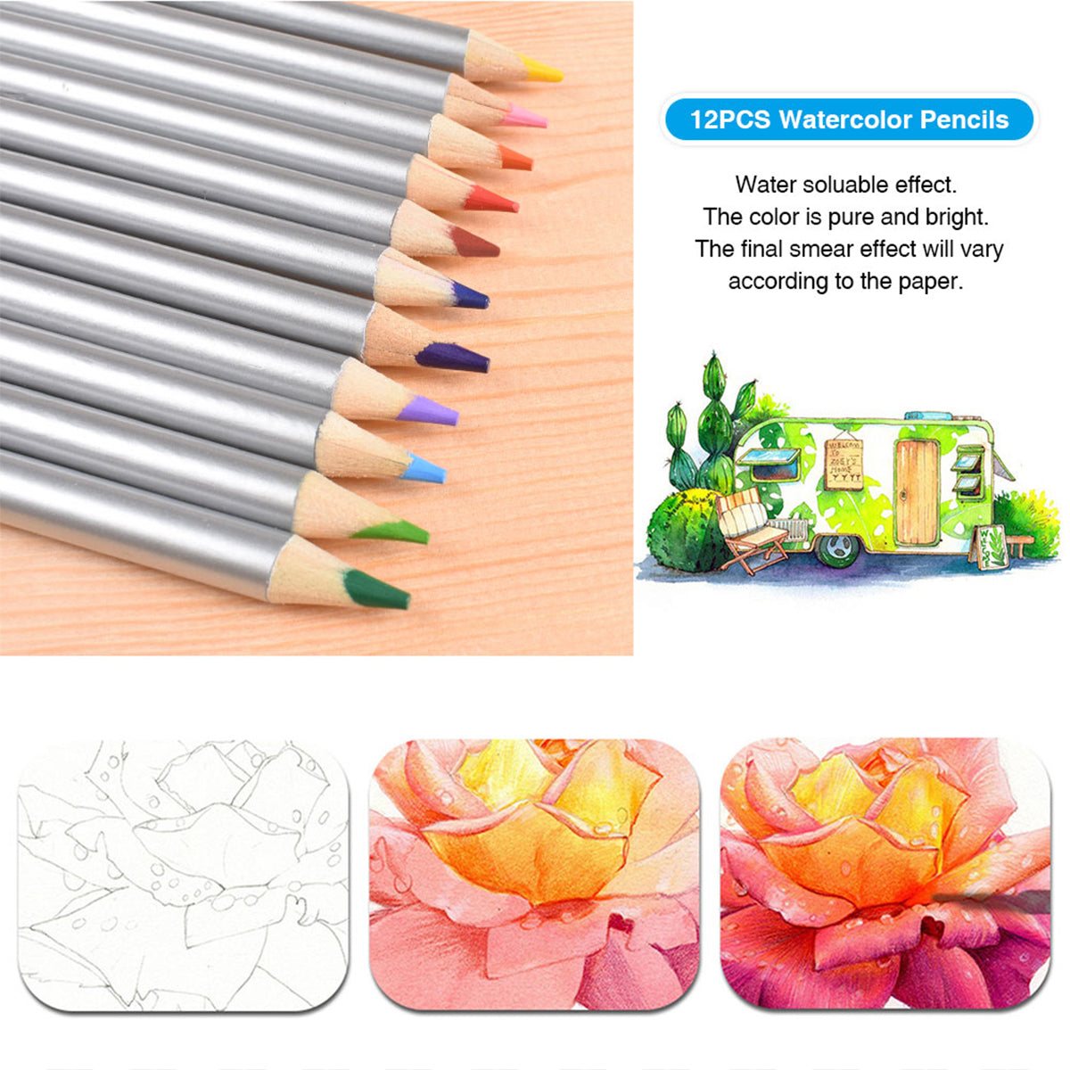 72Pcs Sketching Pencils Professionals Set