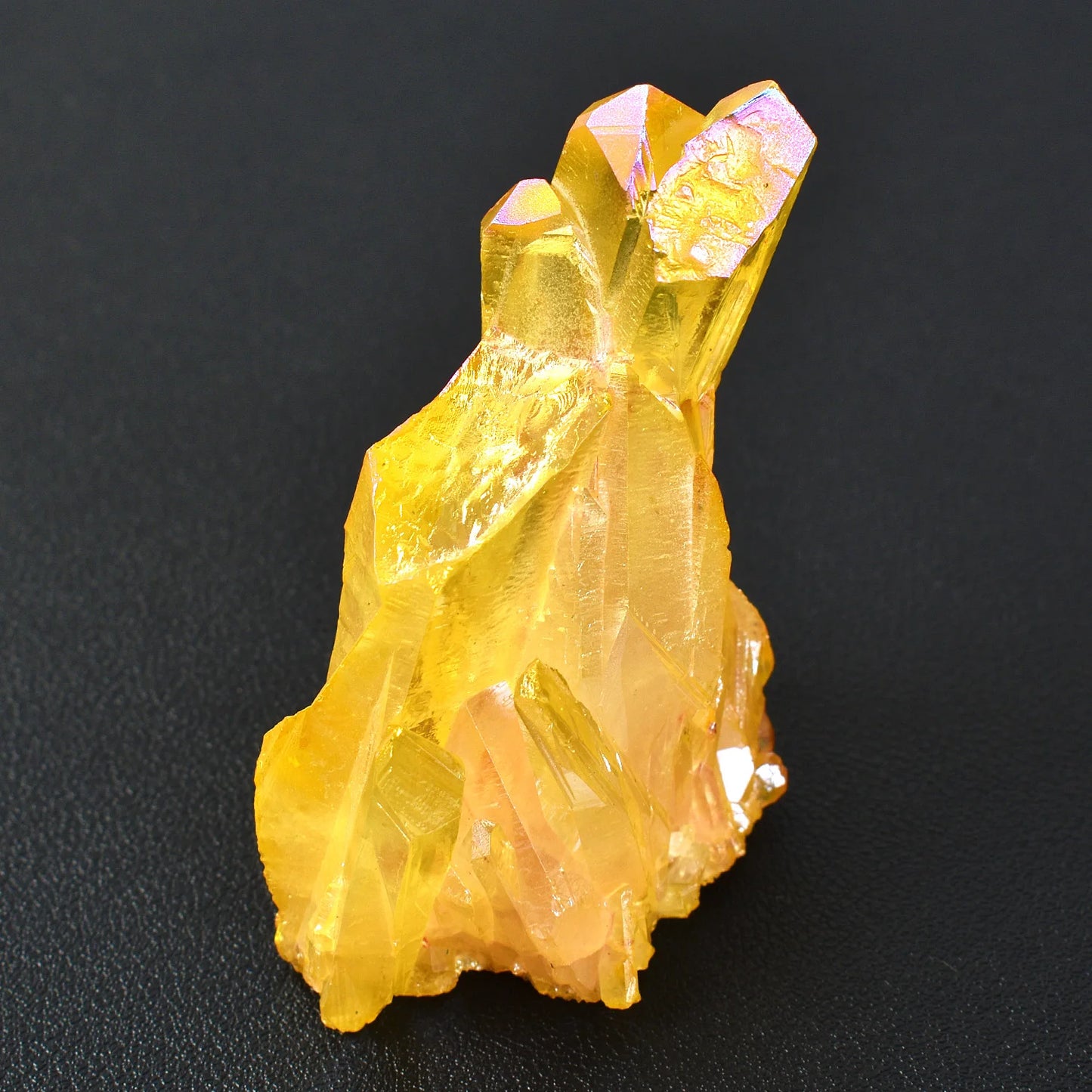 1PC Irregular Natural Quartz Cluster Crystal Gem Yellow