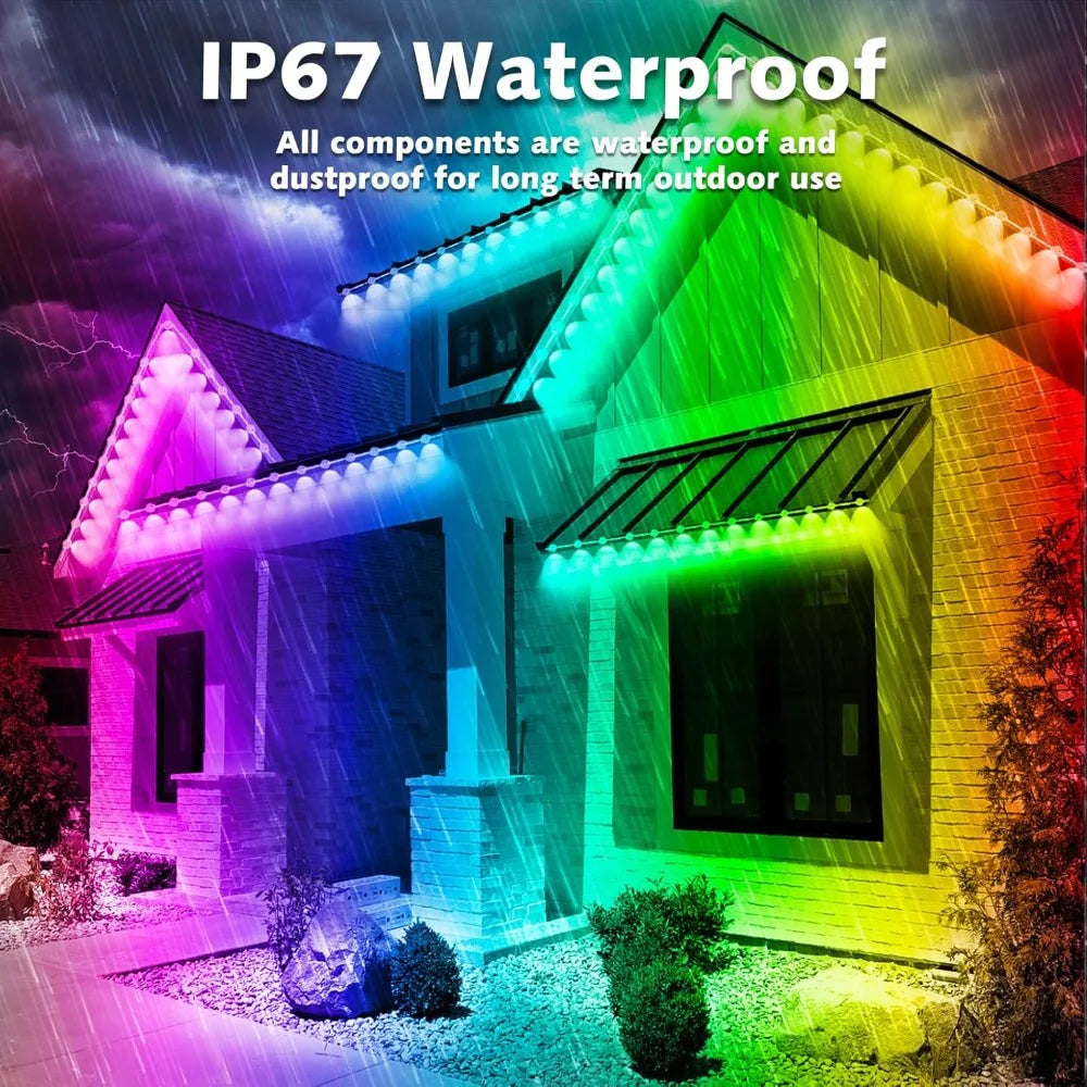 100FT Outdoor RGB Lights, Waterproof, LED LIGHTS