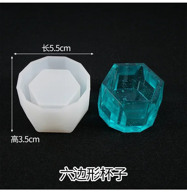 3D Lotus Candle Holder Silicone Mold for DIY Wax, Clay Epoxy Resin Craft