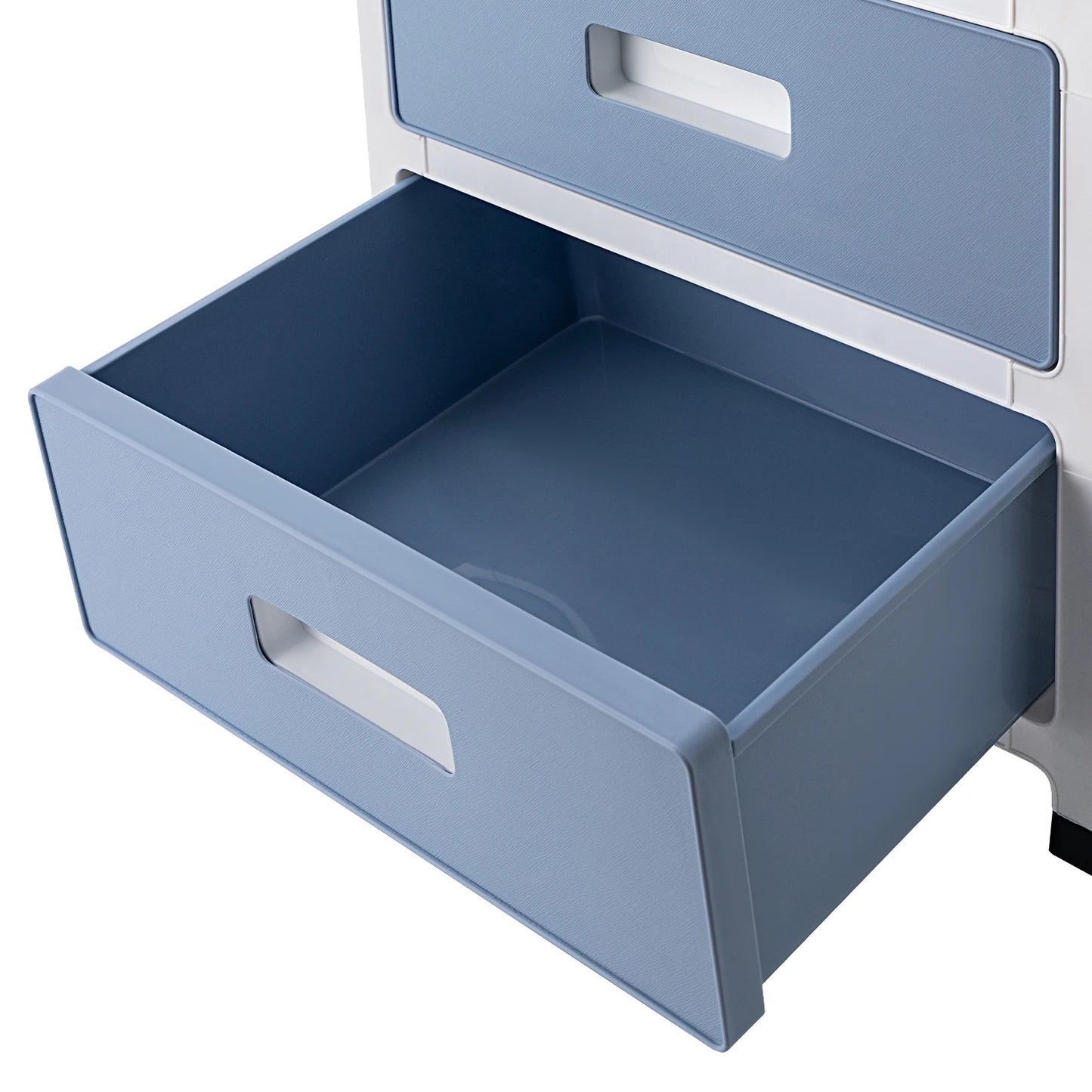 Plastic 6 Drawer Organizer w/Rollers