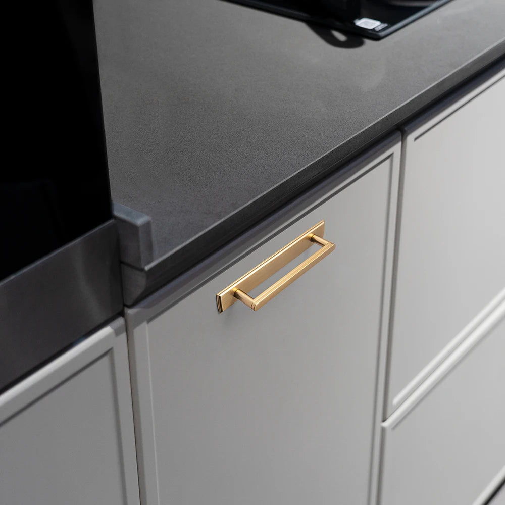 Brass Handle with Backboard Vintage Cover Up