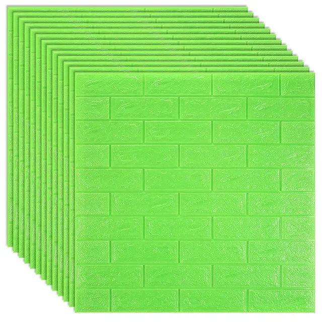 3D Brick Wall Sticker Panels - Self Adhesive Wallpaper