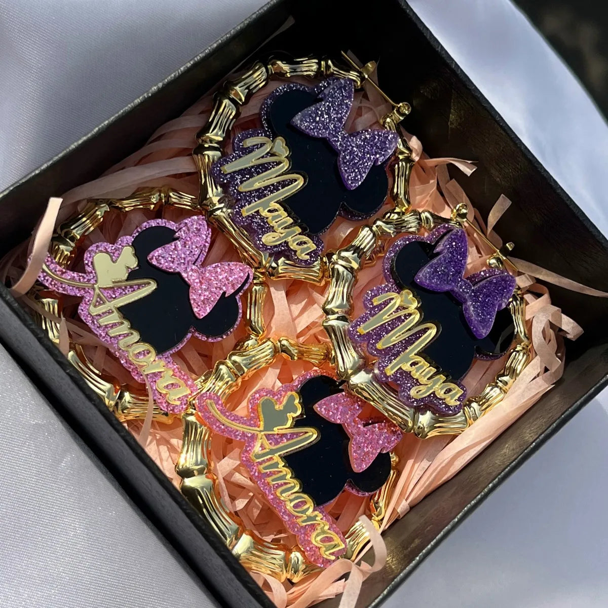 Custom Name Jewelry Set Acrylic Letters For Children