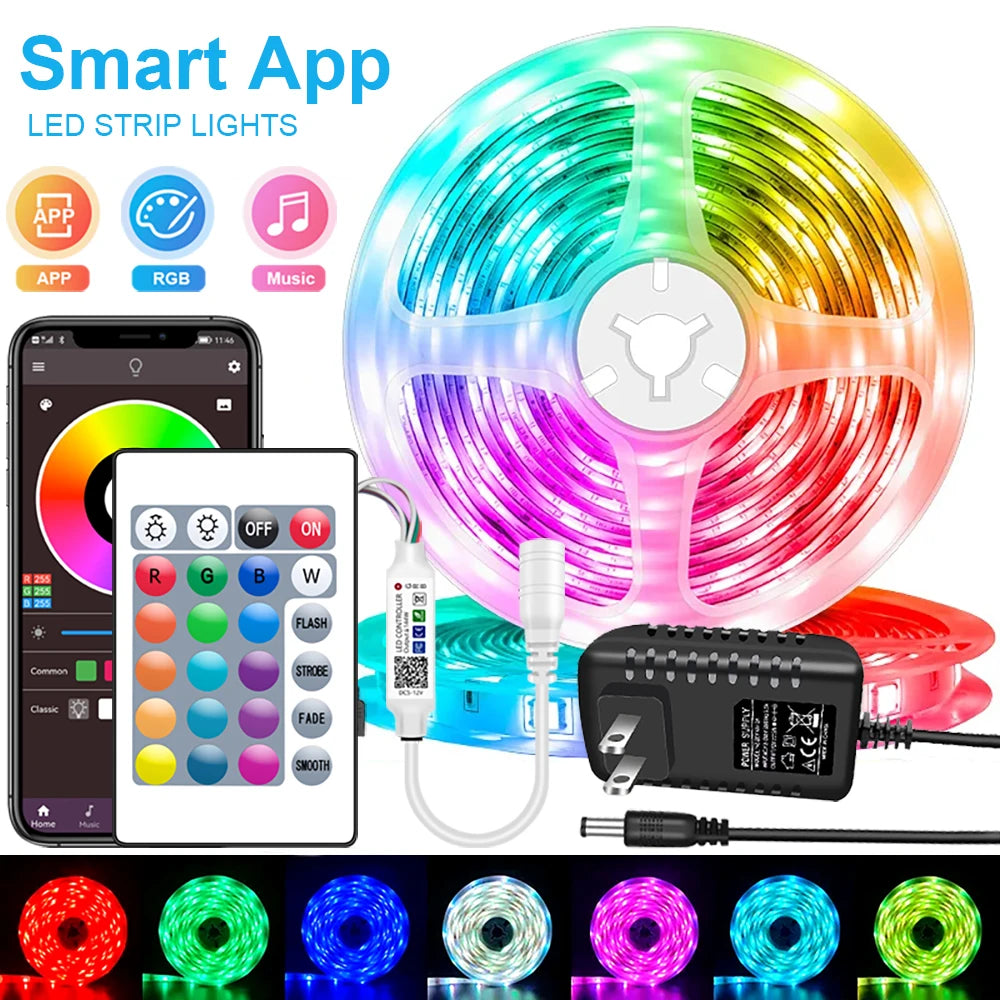 LED Strip Lights, APP Control, Color Changing