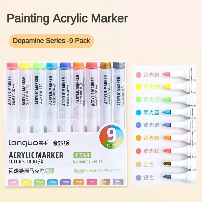 Acrylic Paint Art Marker Pen-Ceramic, Glass, Fabric