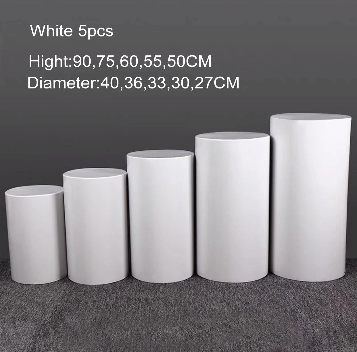Cylinder Pedestal Display/Art Pillars/DIY Decorations