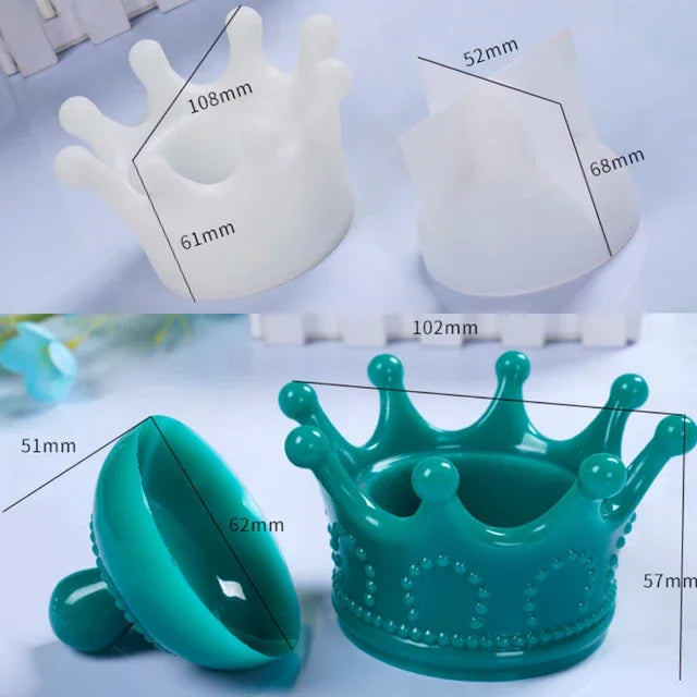 3D Lotus Candle Holder Silicone Mold for DIY Wax, Clay Epoxy Resin Craft